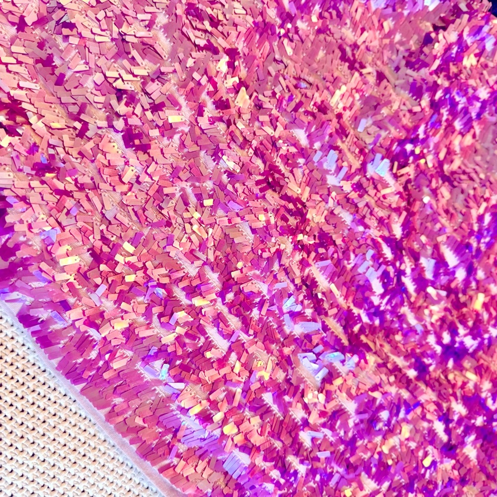 J. CREW Crewcuts Sparkling Sequin Purple Pink Mini Skirt - Picture 6 of 11